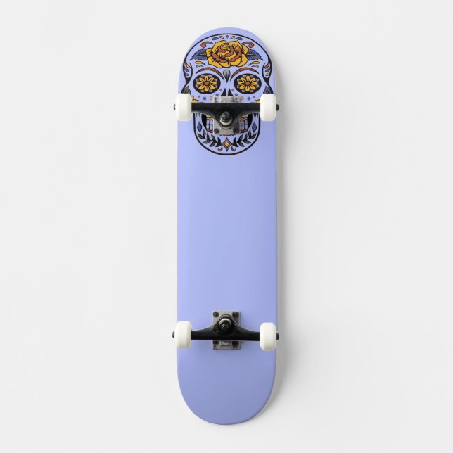 Skate Crânio Personalizado (Frente)