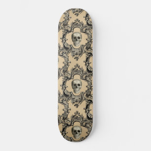 Skate Crânios Góticos Esqueleto Gótico Estrutura Vitoria