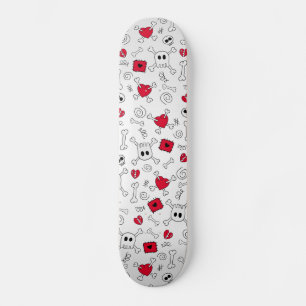 Skate Crânios, Ossos e Corações Quebrados