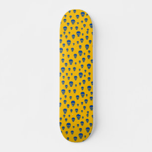 Skate Crânios Pop Flutuantes
