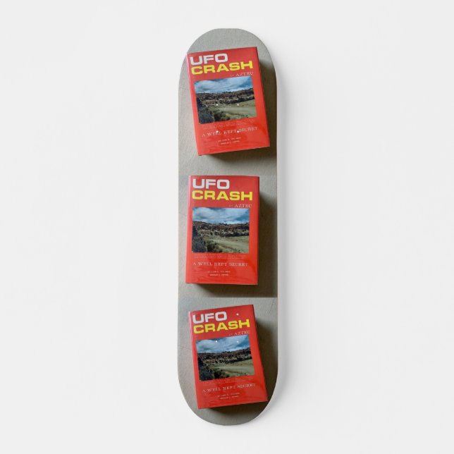 Skate CRASH DE OVNI Skateboard, 7¾" Deck (Frente)