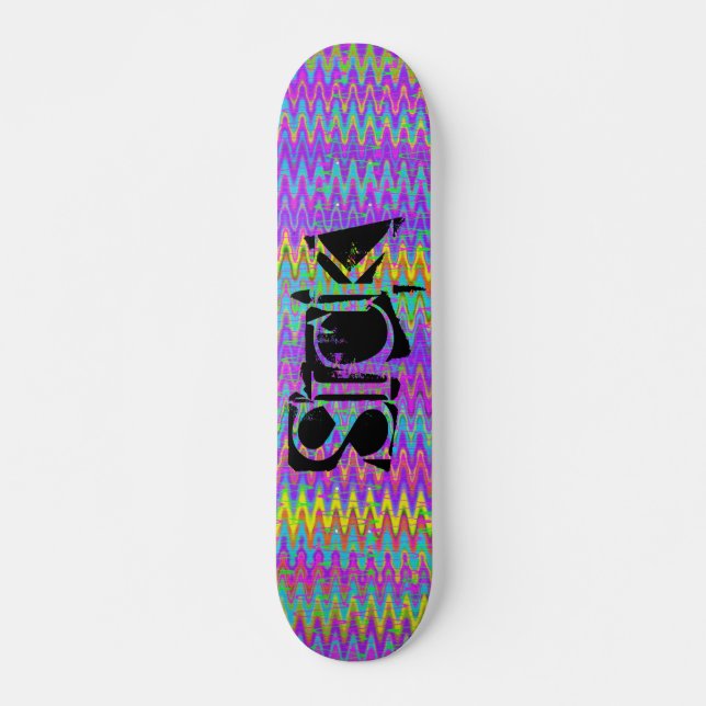 Skate Cravata Dye Louco Chevron (Frente)