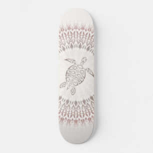 Skate Cream Ombre Turtle E Mandala Coastal
