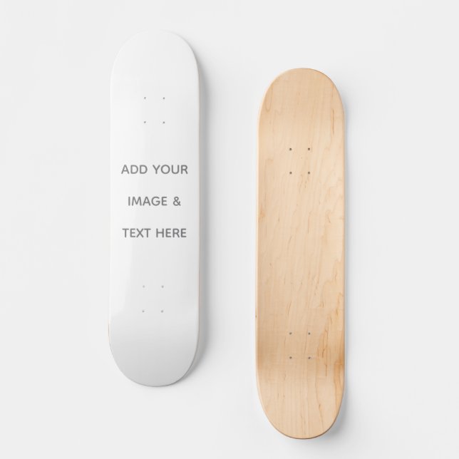 Skate Create Your Own white  (Frente)
