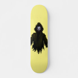 Skate Criatura Monstro Sombrio Amarelo Gótico Horror Ten