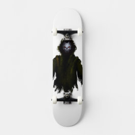 Skate Criatura Monstro Sombrio Arte Gótico Horror Tenebr