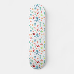 Skate Criaturas Marinhas Subaquáticas Caprichosas
