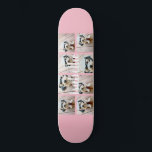 Skate Crie Seu Próprio Nome Personalizado Colagem de Fot<br><div class="desc">Uma forma excelente de mostrar as suas fotografias quadradas a partir da sua conta online. Um design feminino,  mas sofisticado.</div>
