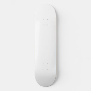 Skate Crie seu próprio Sólido Branco Personalizado