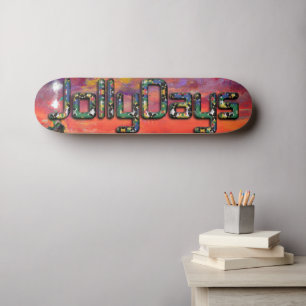 Skate Crie Sua Própria Ideia de Férias Felizes 3D Divert