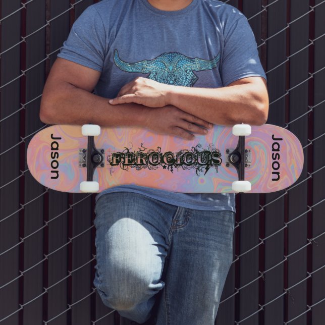 Skate Crie Sua Própria Onda de Arco-Íris Feroz (Ao ar livre 3)