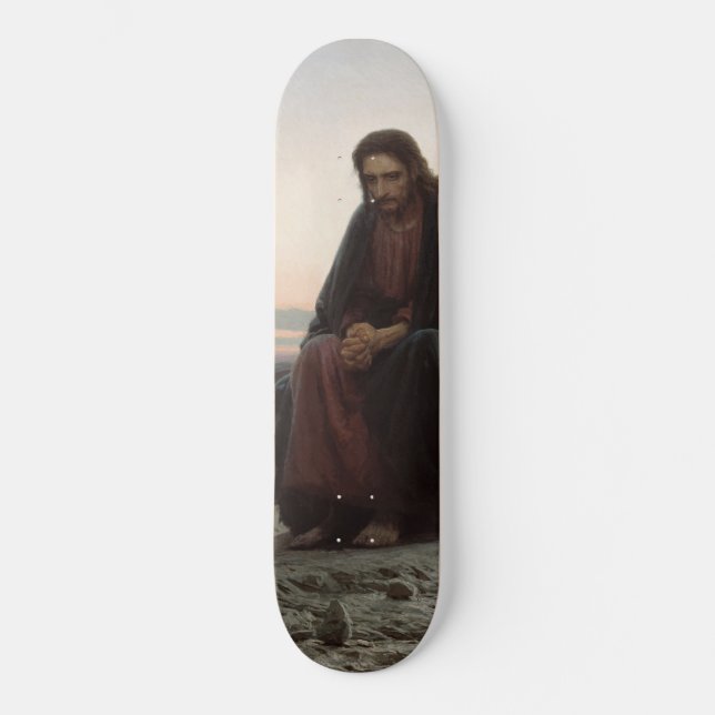 Skate Cristo na Natureza Selvagem (por Ivan Kramskoi) (Frente)