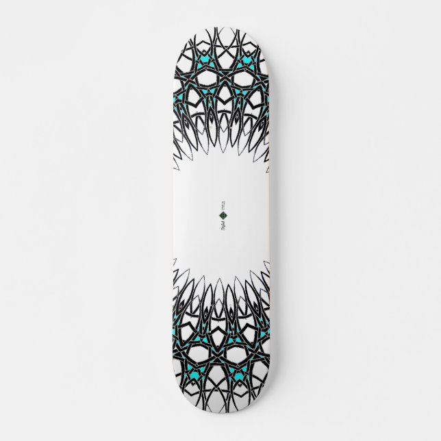 Skate Cruz de Ferro Invertida Mandala 2 (Frente)