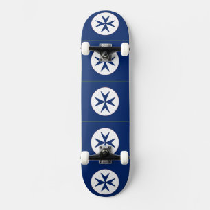 Skate cruz de octógono BLUE CORSAIR STYLE