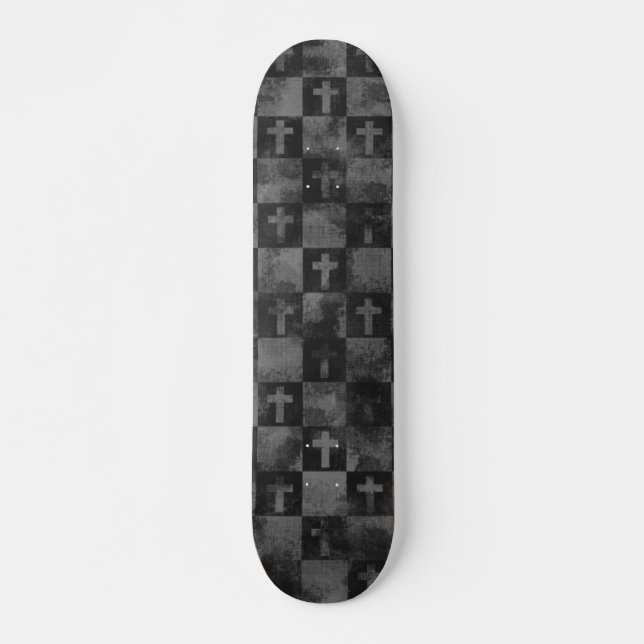 Skate Cruzes Checkered (Frente)