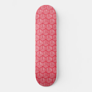 Skate Cubos com tiras vermelhas