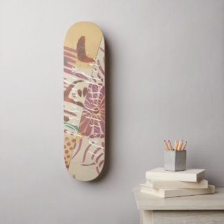 Skate CUSTOM Minimalist Japanese Hagoita Pattern Print