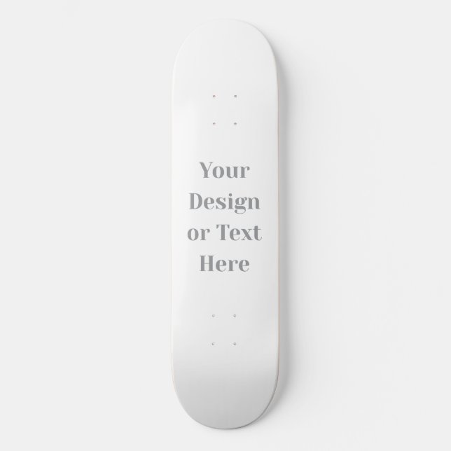 Skate Customizable Your Design or Text Here Personalized (Frente)