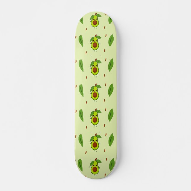 Skate Cute kawaii avocado (Frente)