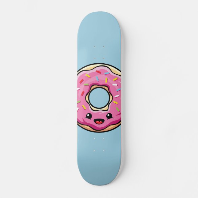 Skate Cute Kawaii Pink Donut (Frente)