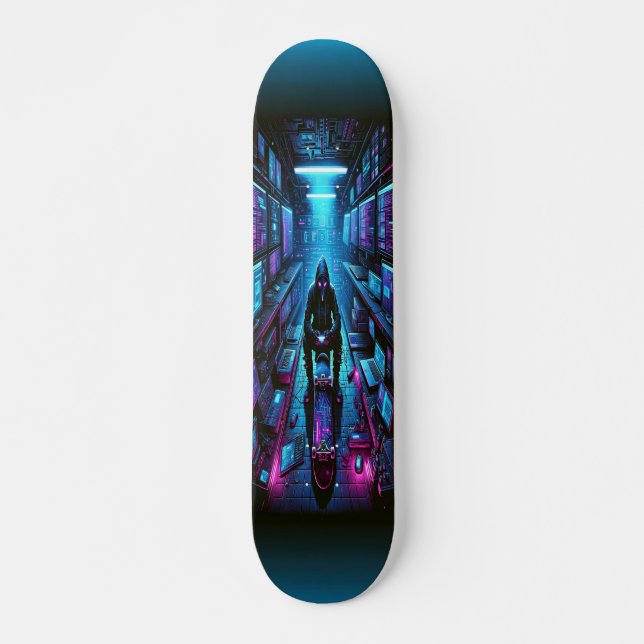 Skate "Cyber Infiltrador: O Leito do Hacker (Frente)