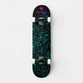 Skate Cyber Preto Azul