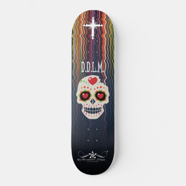 Skate D.D.L.M. Calavera (Frente)