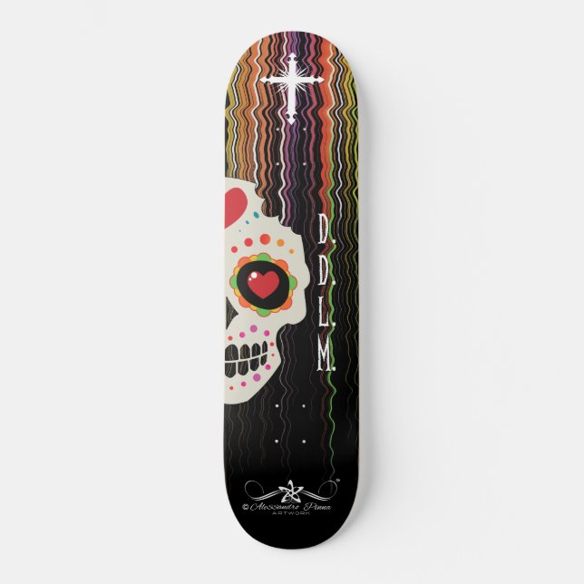 Skate D.D.L.M. Calavera (Frente)