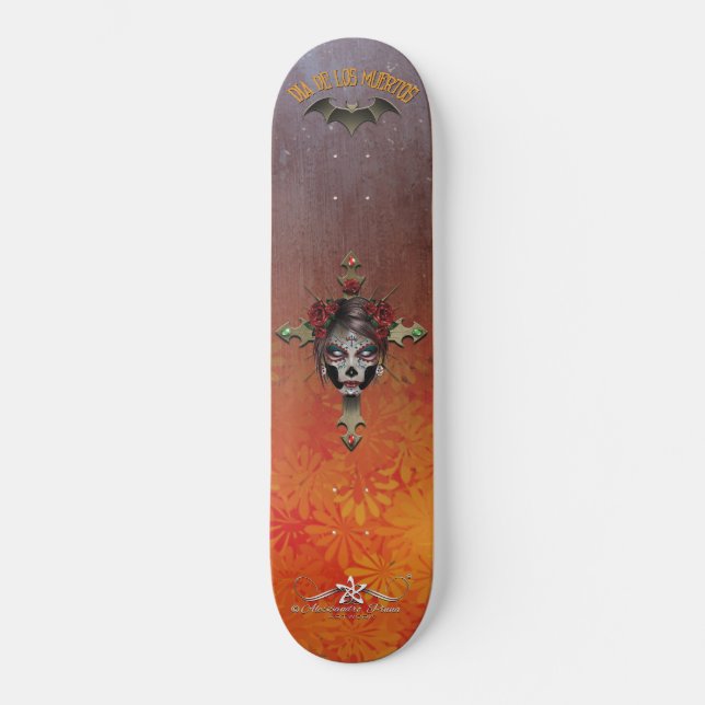 Skate D.D.L.M. La Catrina (Frente)