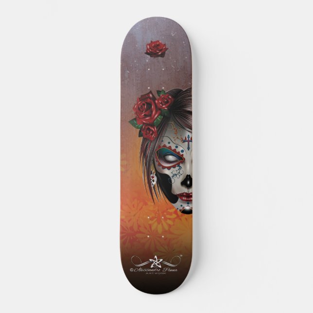 Skate D.D.L.M. La Catrina (Frente)