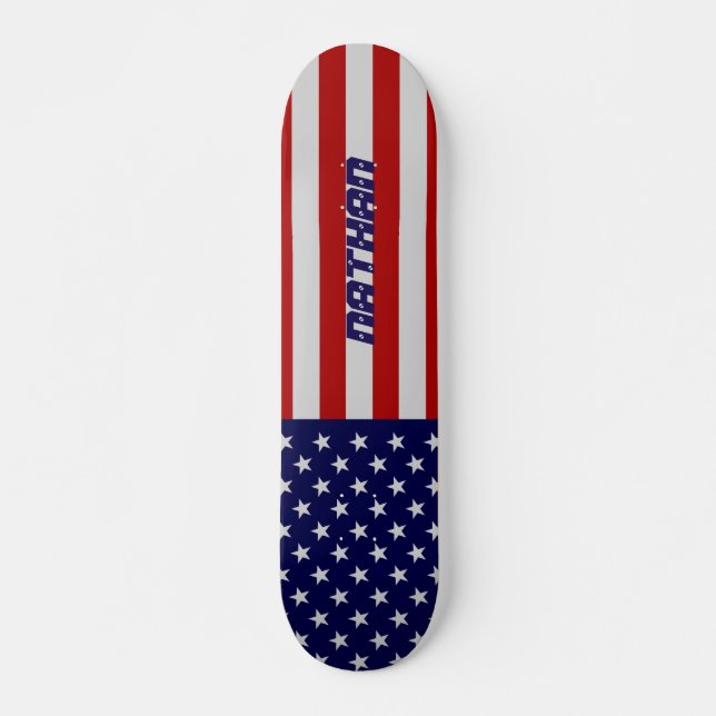 Skate da bandeira americana (Frente)