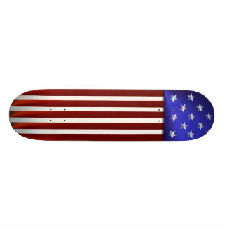 Skate da bandeira americana