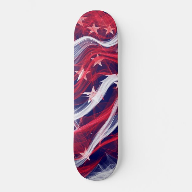 Skate da bandeira americana (Frente)