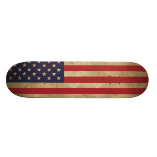 Skate da bandeira americana