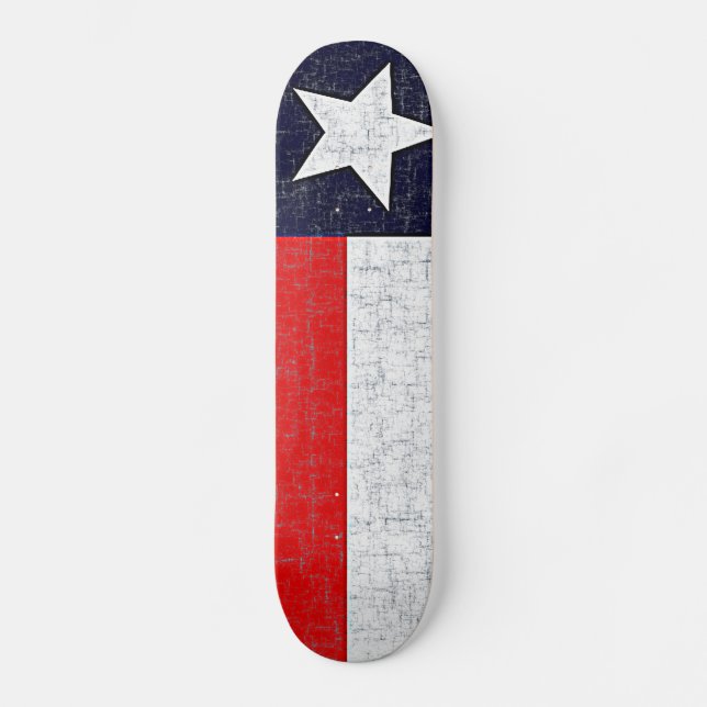 Skate da BANDEIRA do ESTADO de TEXAS (Frente)