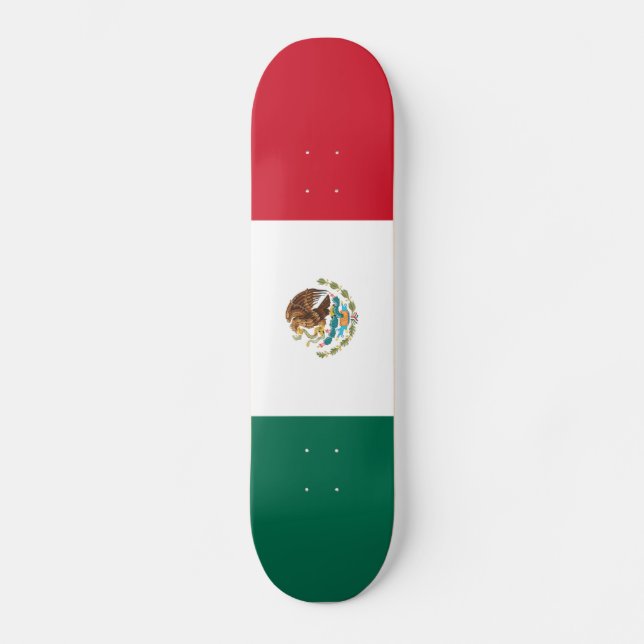 Skate da bandeira mexicana (Frente)