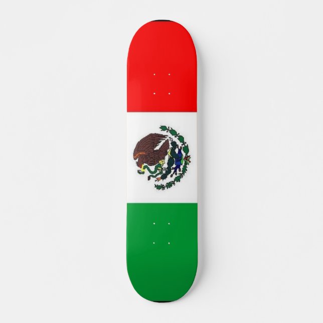 Skate da bandeira mexicana (Frente)