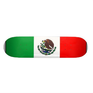 Skate da bandeira mexicana