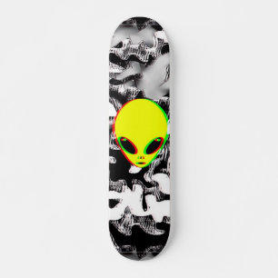 Skate da Camo da Alienígena Trippy