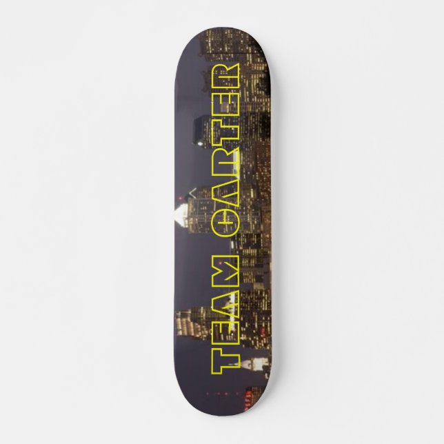 SKATE DA CIDADE DE CARTER DA EQUIPE (Frente)