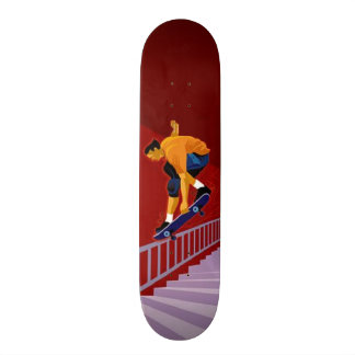 Skate da moagem do trilho