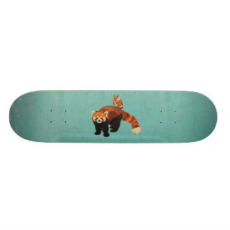 Skate da panda vermelha & da coruja