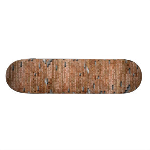Skate da parede de tijolo
