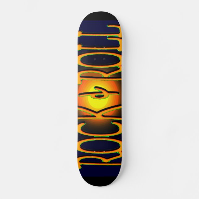 Skate da rocha & do rolo (Frente)