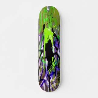 Skate da rua dos grafites
