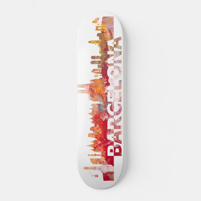 Skate da skyline de Barcelona (Frente)