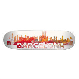 Skate da skyline de Barcelona