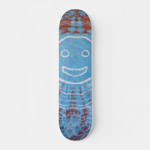 Skate da tintura do laço - smiley face