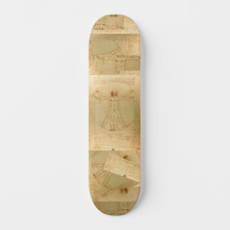 Skate Da Vinci Fine Art Desenhando Homem Vitruviano "Pat