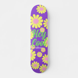 Skate Daisy Lilac Green